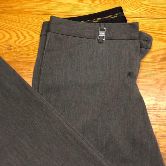 Express Editor pants size 10R grey. Worn 2x - Picture 1 of 4